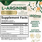 Nature's Nutrition L-Arginine 1000mg Per Serving Supplement