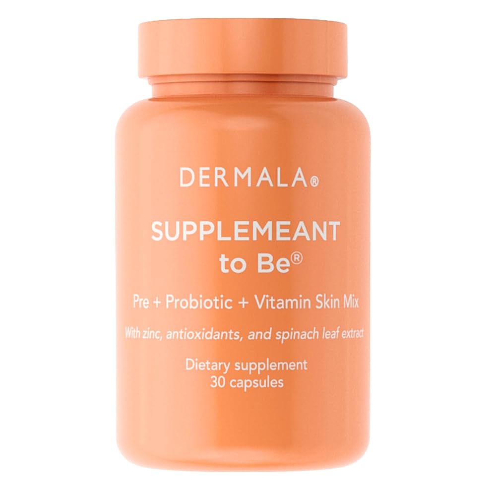 Dermala #FOBO Acne Supplement with Probiotics & Zinc - 30 Capsules