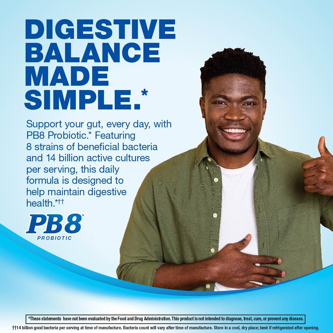 PB8 Probiotic 14 Billion CFU Digestive Support - 120 Vegetarian Capsules - image 7