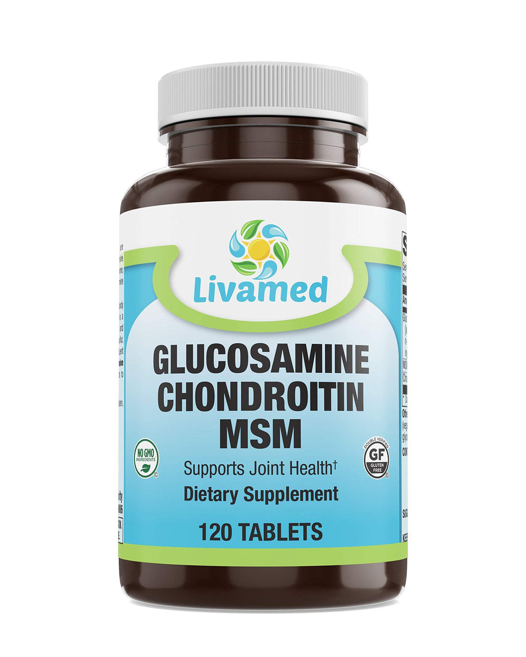 Livamed Glucosamine Chondroitin MSM Joint Support - 120 Tablets