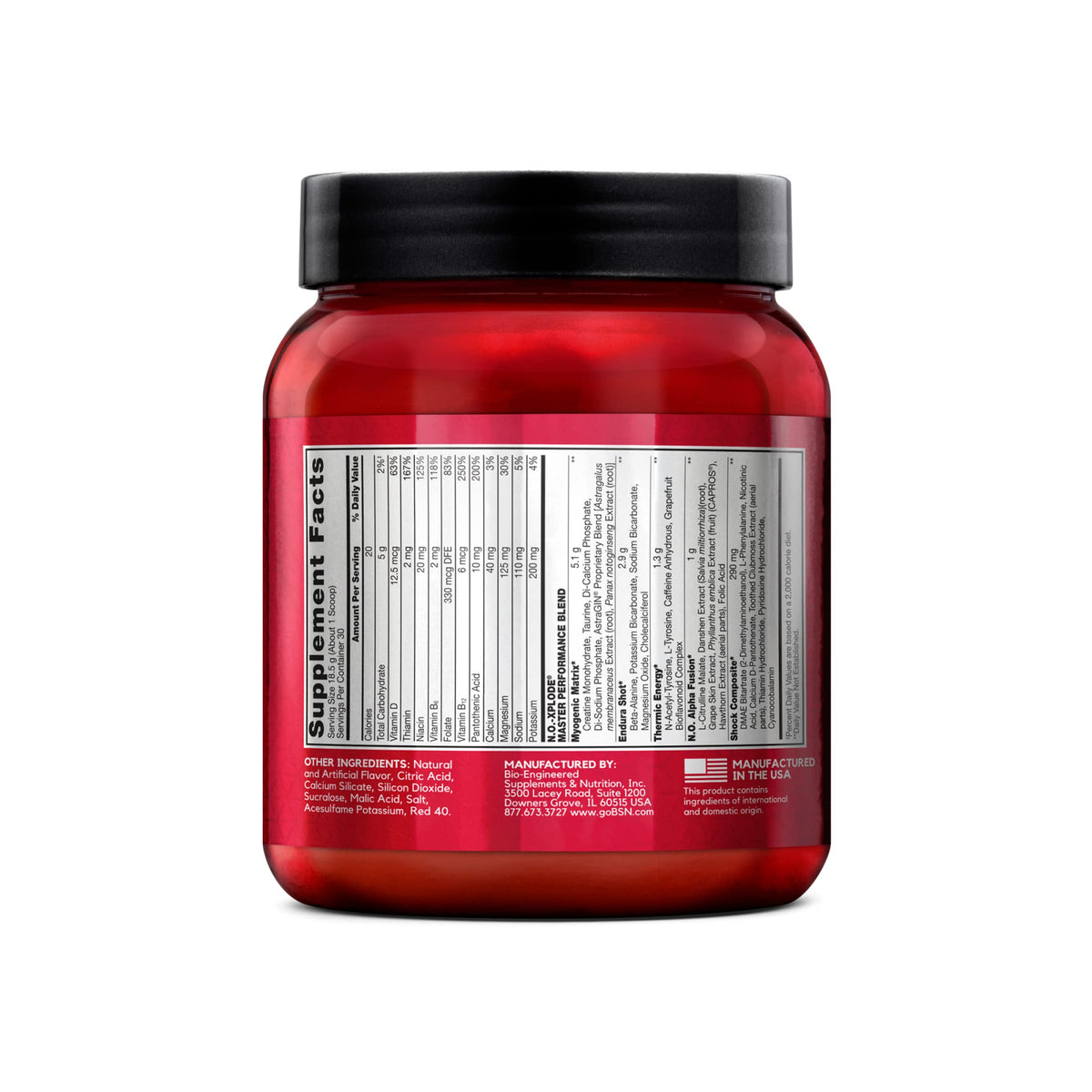 BSN N.O.-XPLODE Cool Rush Pre Workout Powder