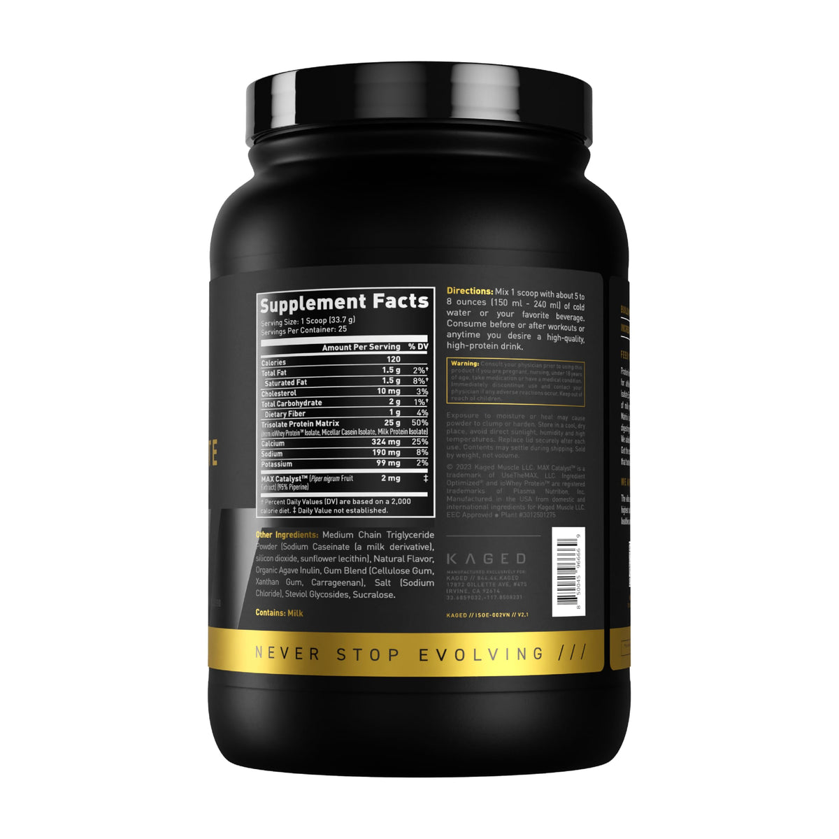 Kaged Whey Elite Protein Isolate Powder