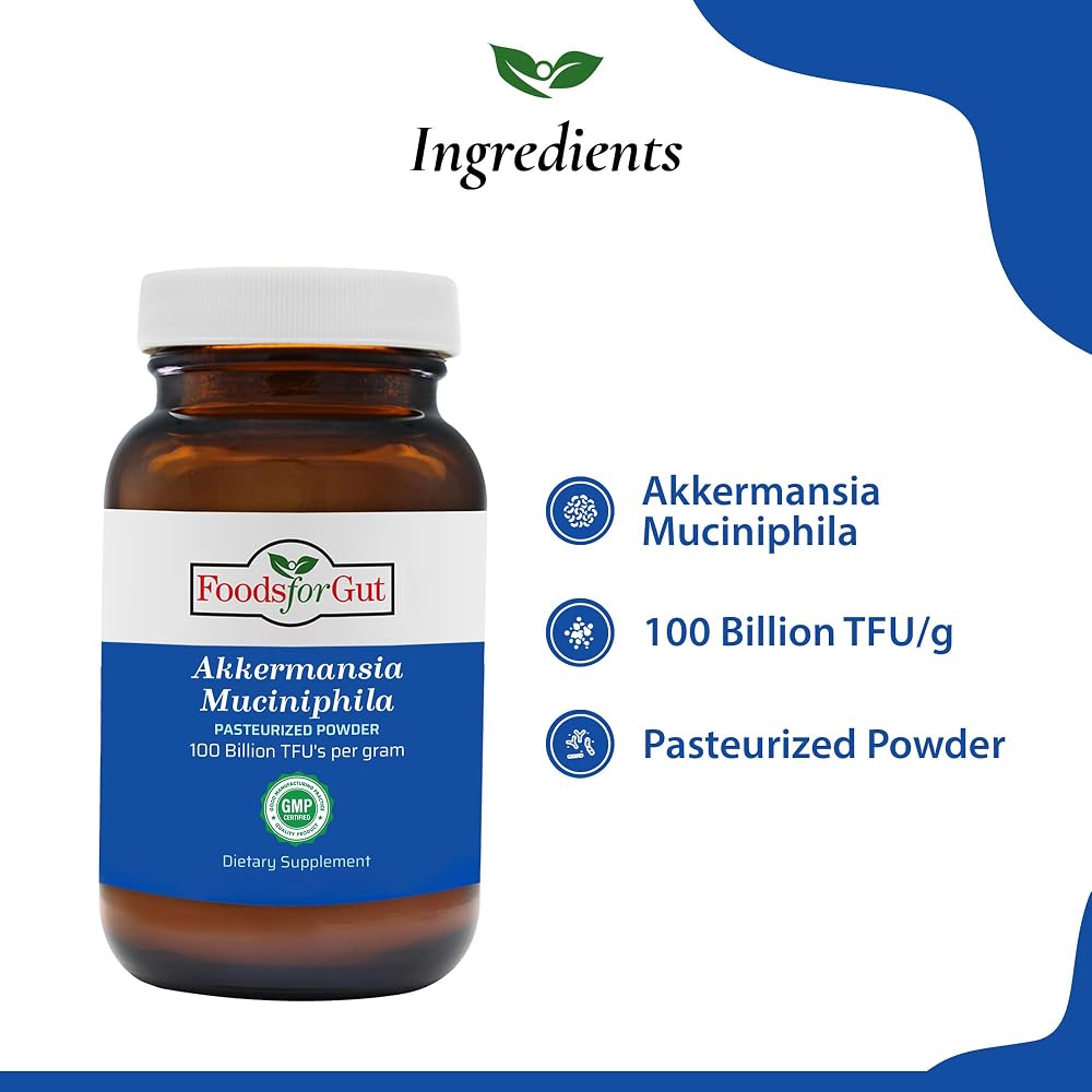 Foods For Gut Akkermansia Muciniphila Pasteurized Powder 100 Billion