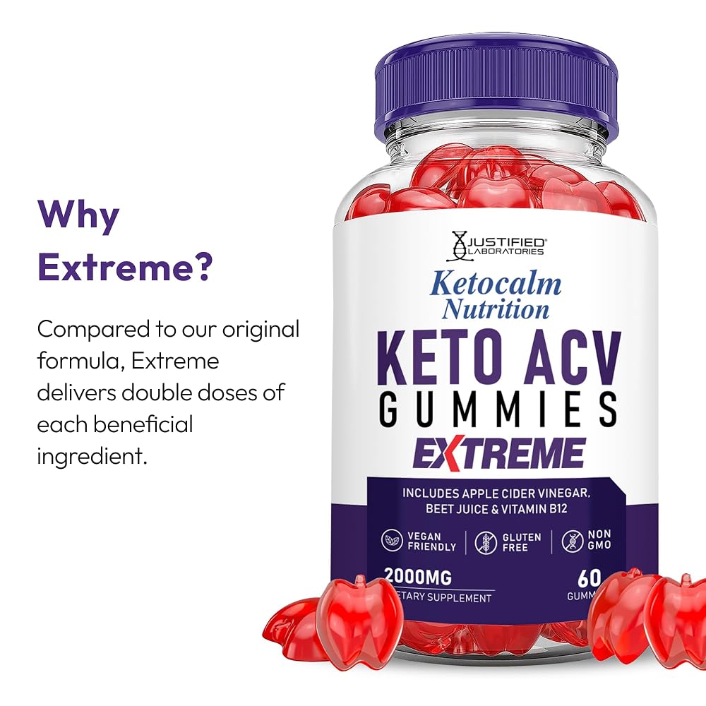 Justified Laboratories Keto Calm Keto Gummies Extreme 2000MG