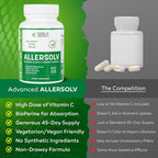 SOLV NATURALS ALLERSOLV Quercetin with Bromelain Advanced Allergy - image 4