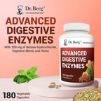 Dr. Berg Advanced Digestive Enzymes with Apple Cider Vinegar - 180 Capsules - image 4