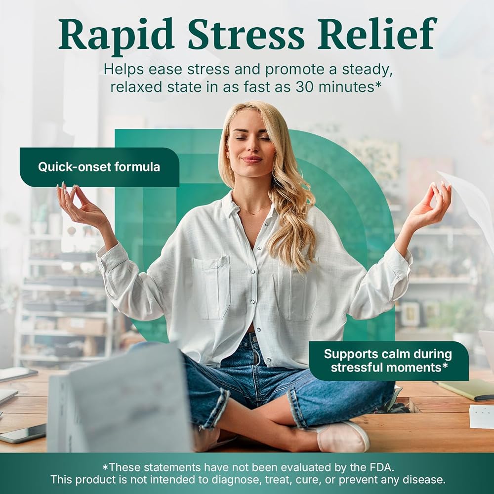 CALMPOSURE Anti Stress Supplement for Situational Stress - 60 Capsules - image 2