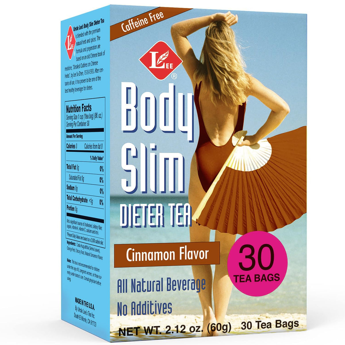 Uncle Lee's Body Slim Dieters Tea Herbal Tea Bags - 30 Count