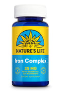 Nature's Life Iron Complex - 50 Capsules