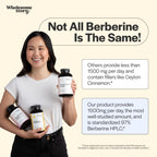 Wholesome Story Berberine 500mg Supplement - 90 Capsules - image 5