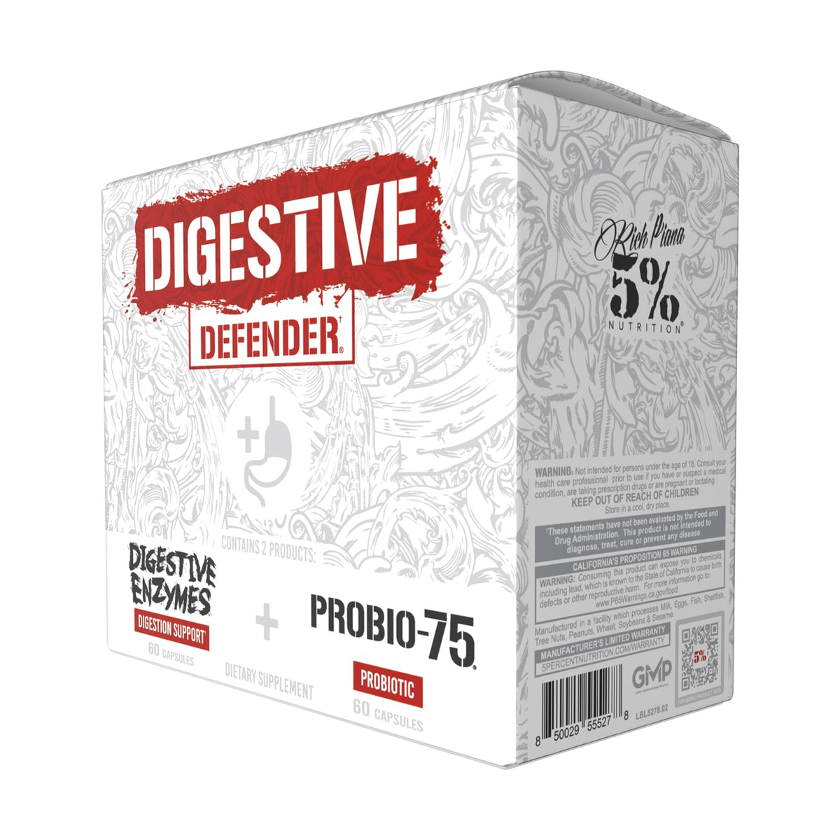 5% Nutrition Rich Piana Digestive Defender
