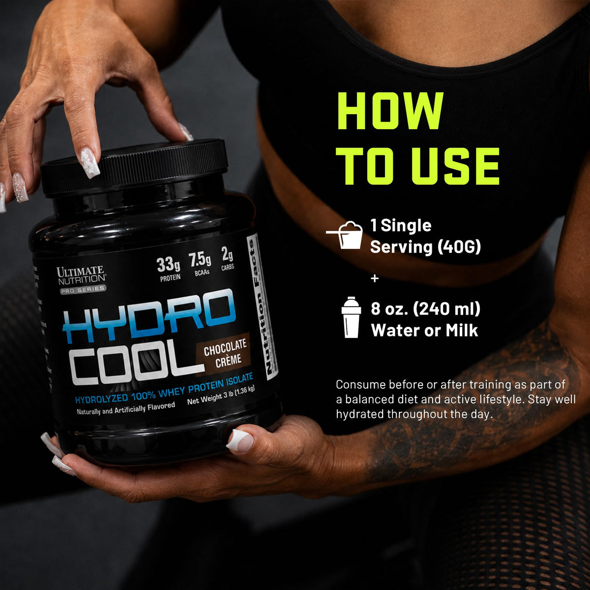 Ultimate Nutrition HydroCool Hydrolyzed Protein Powder