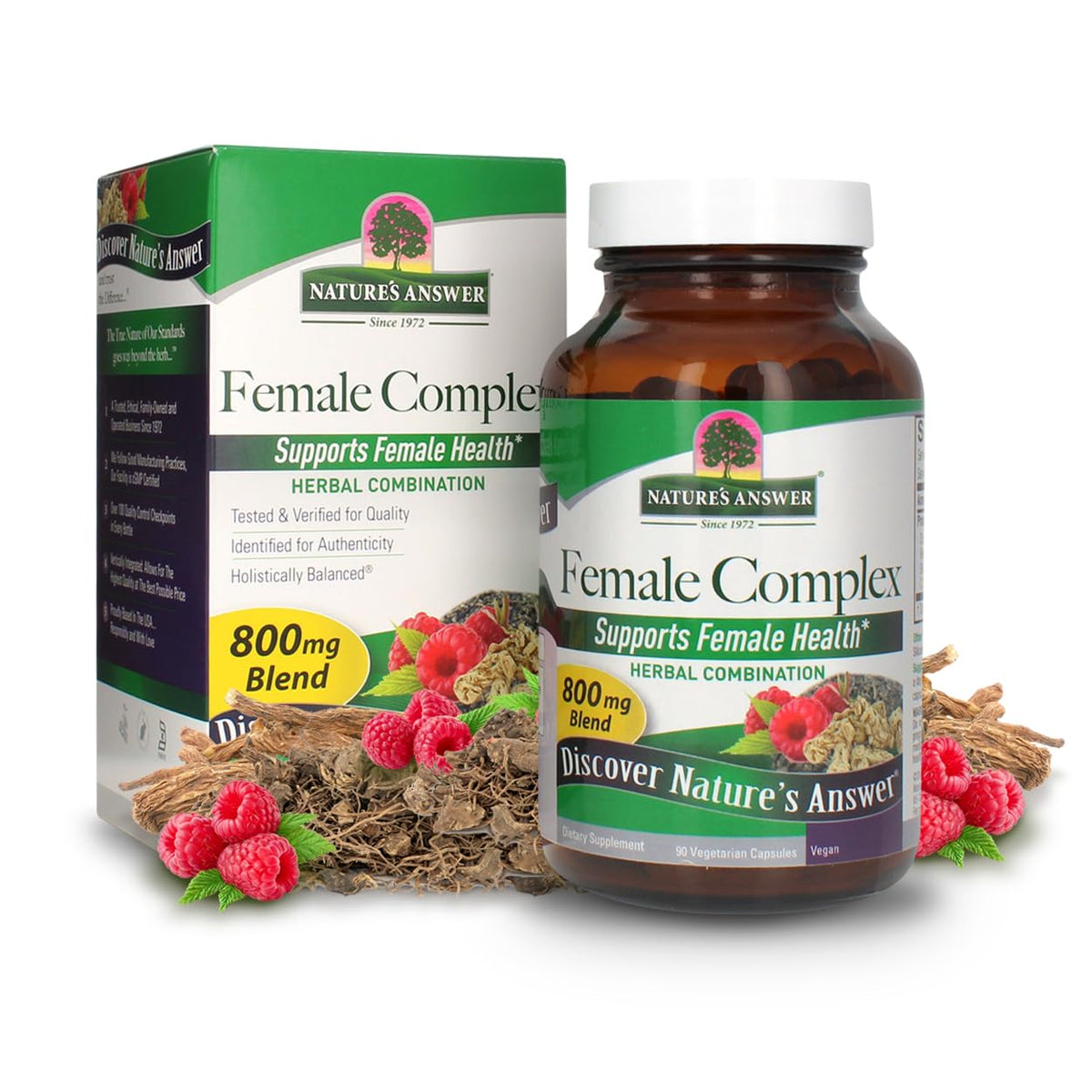 Nature's Answer Female Complex Herbal Supplement - 90 Vegetarian Capsules