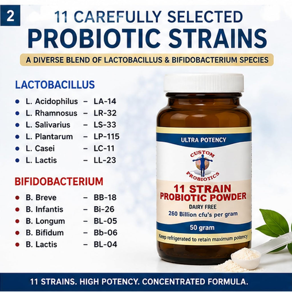 Custom Probiotics 11-Strain Powder