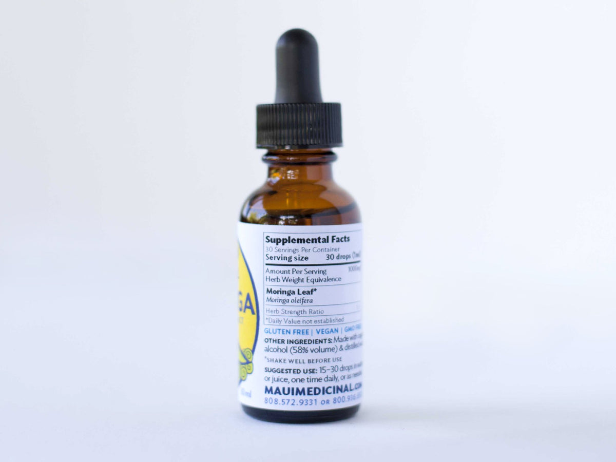 Maui Medicinal Herbs Moringa Leaf Extract - 1 Fl Oz - image 3