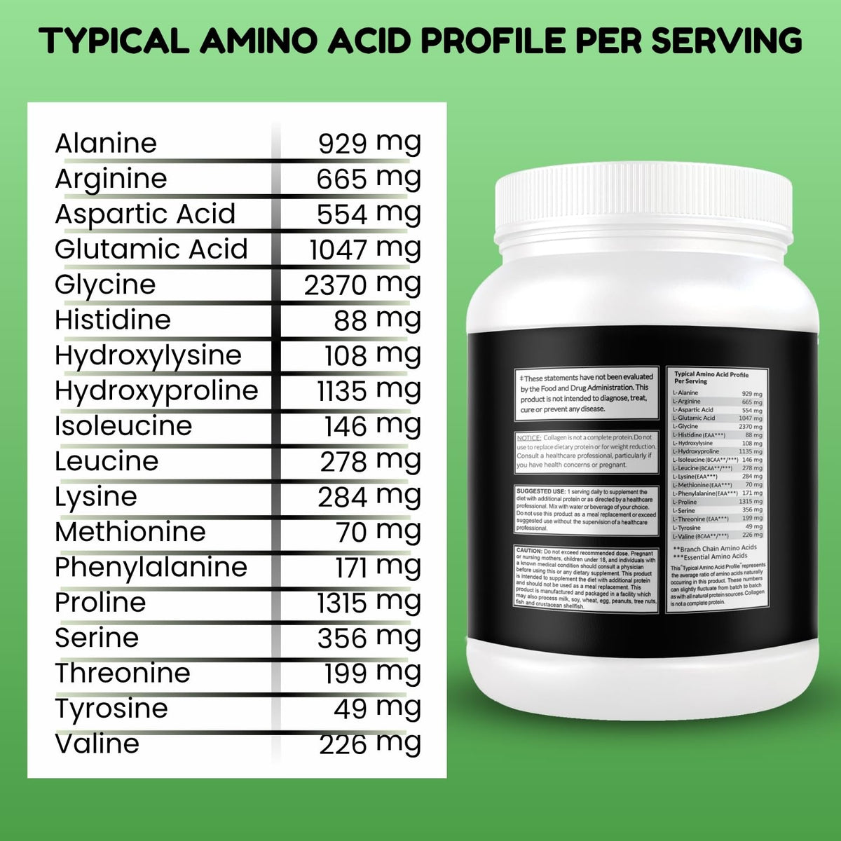 SHIFAA NUTRITION Grass Fed Collagen Peptides Powder - 1 lb - image 8