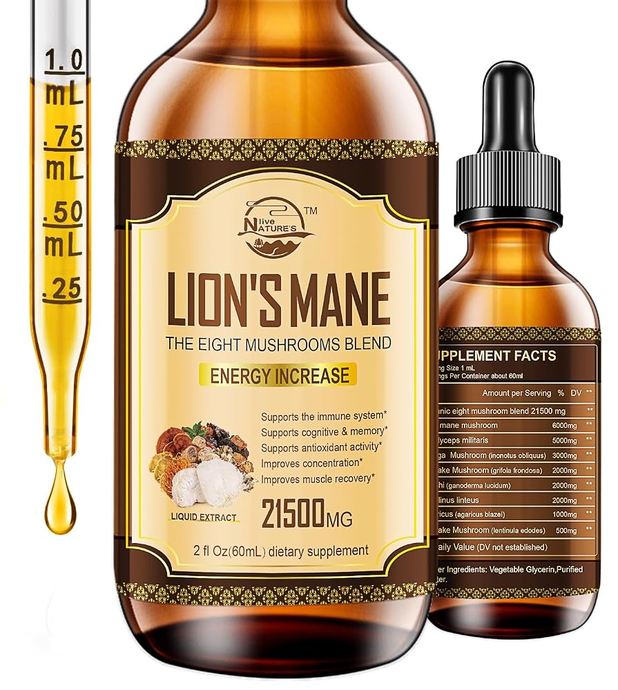 Nature's live Lions Mane Supplement
