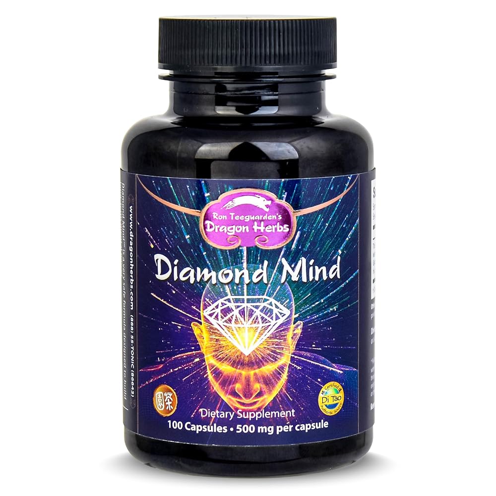 Dragon Herbs Diamond Mind Memory & Concentration - 100 Capsules