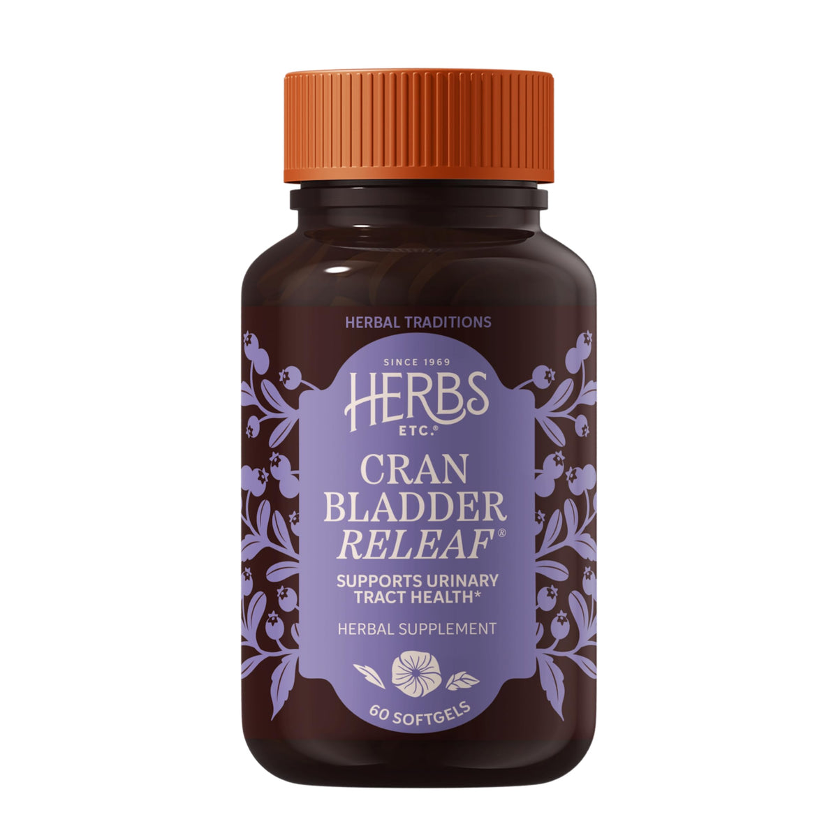 Herbs Etc. CranBladder ReLeaf Urinary Tract Support - 60 Softgels