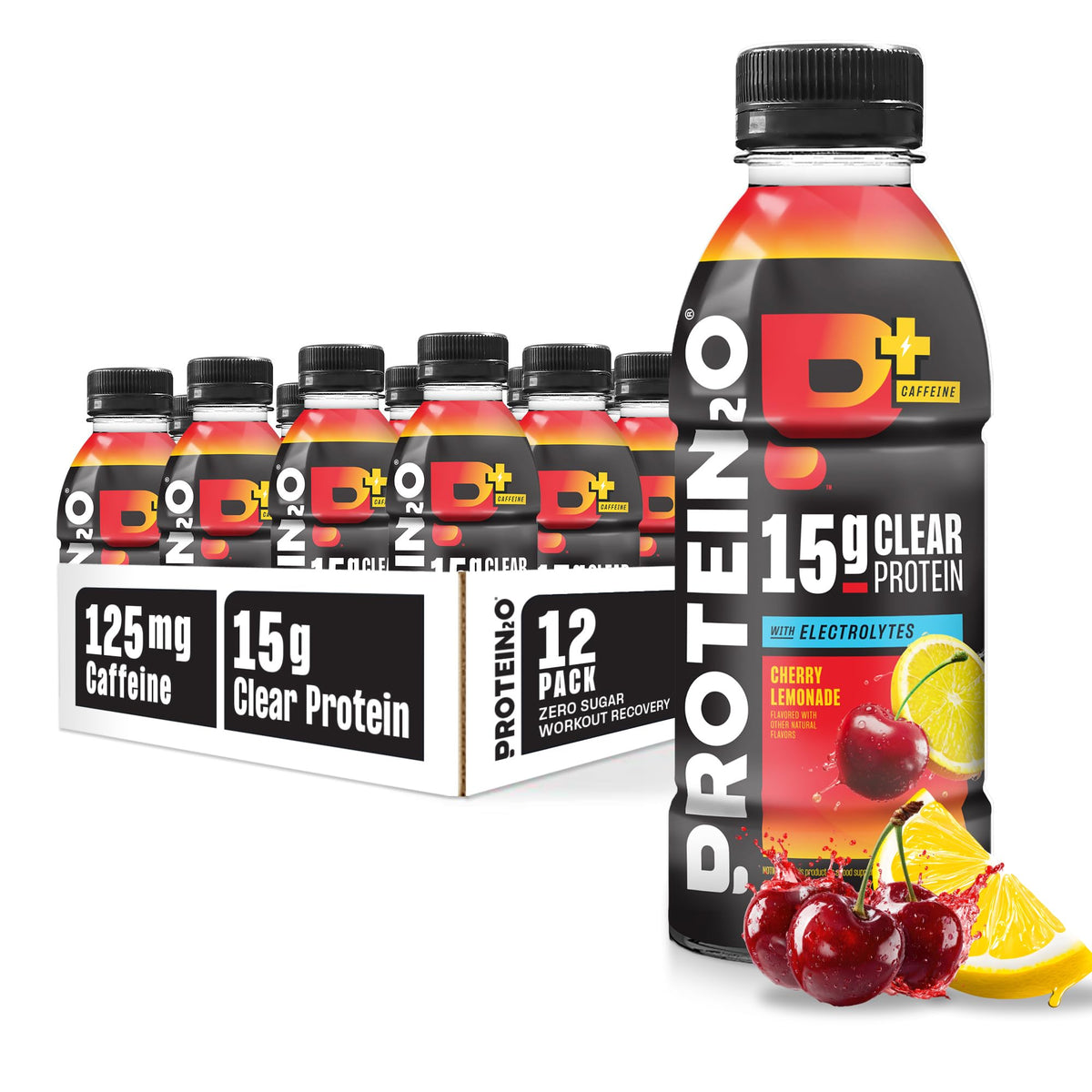 Protein2o 15g Whey Protein Isolate Hydration Drink Plus Energy & Focus