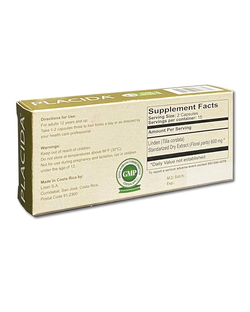 Lisanatura Placida Herbal Supplement - 30 Capsules - image 2