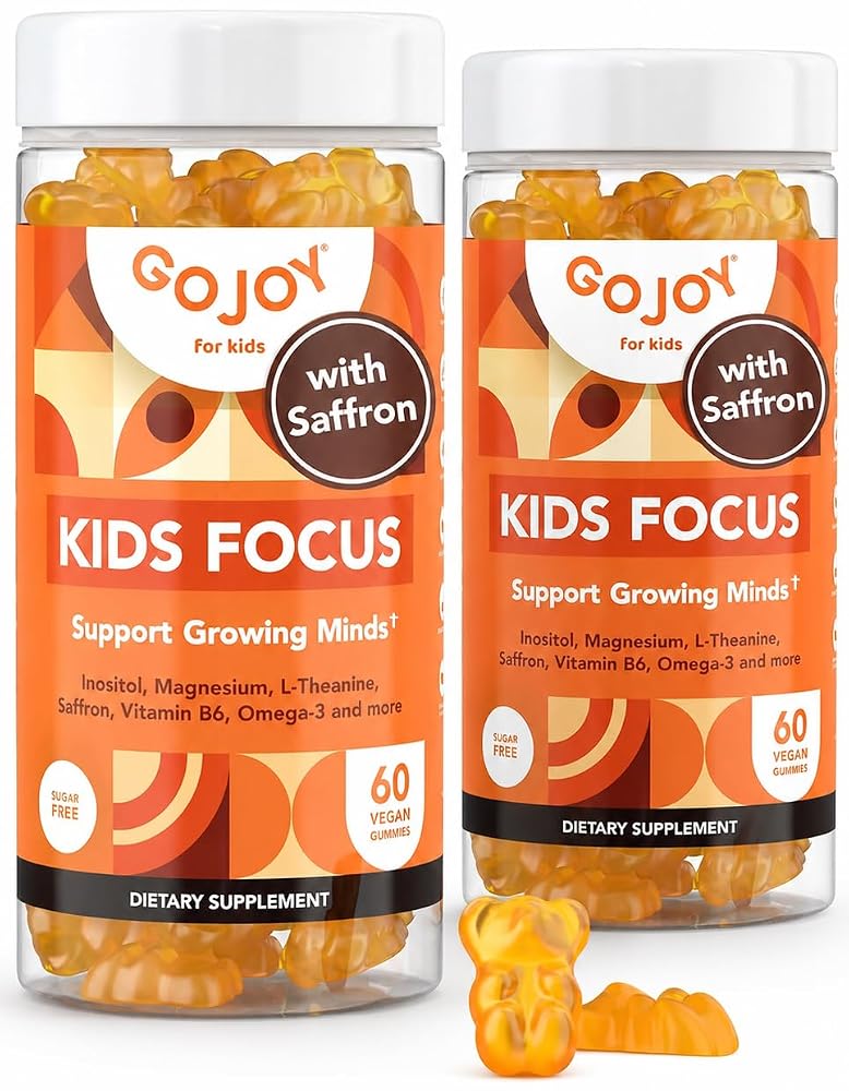 GOJOY NATURALS Kids Focus Gummies