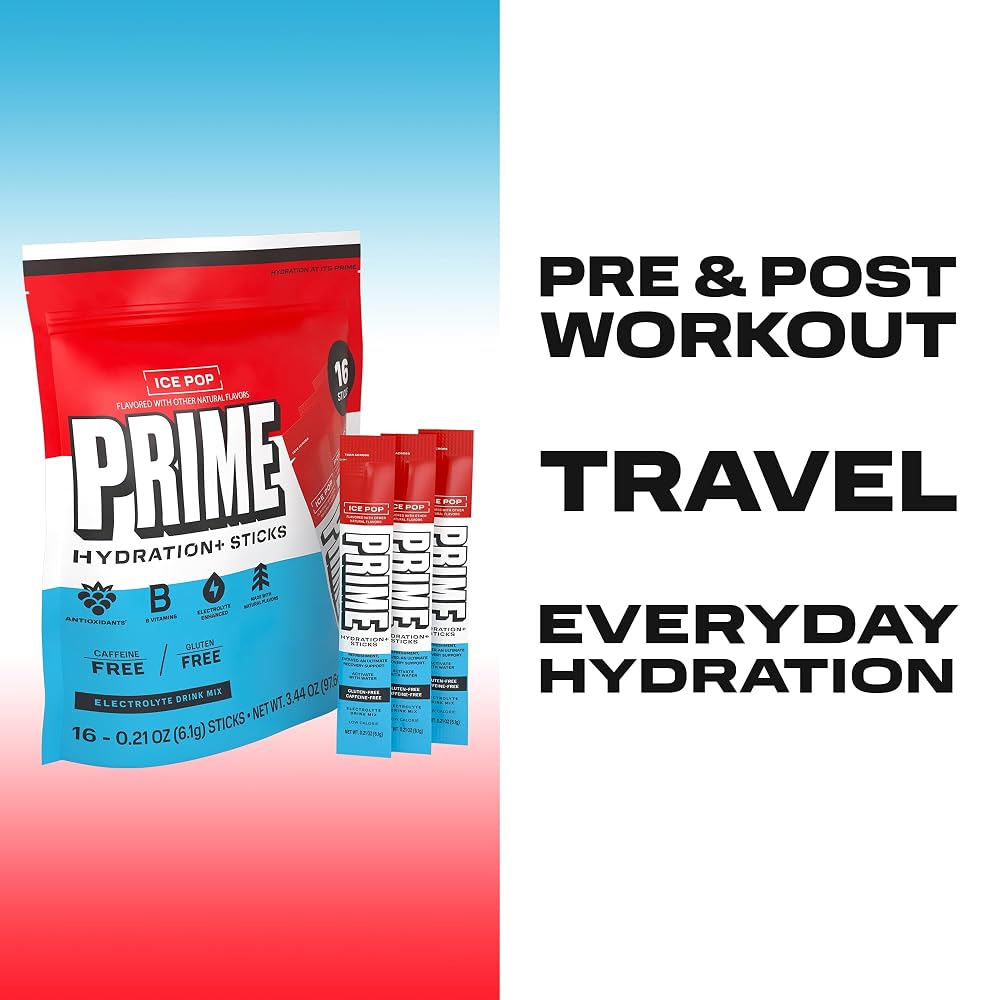 PRIME HYDRATION+ Sticks ICE POP