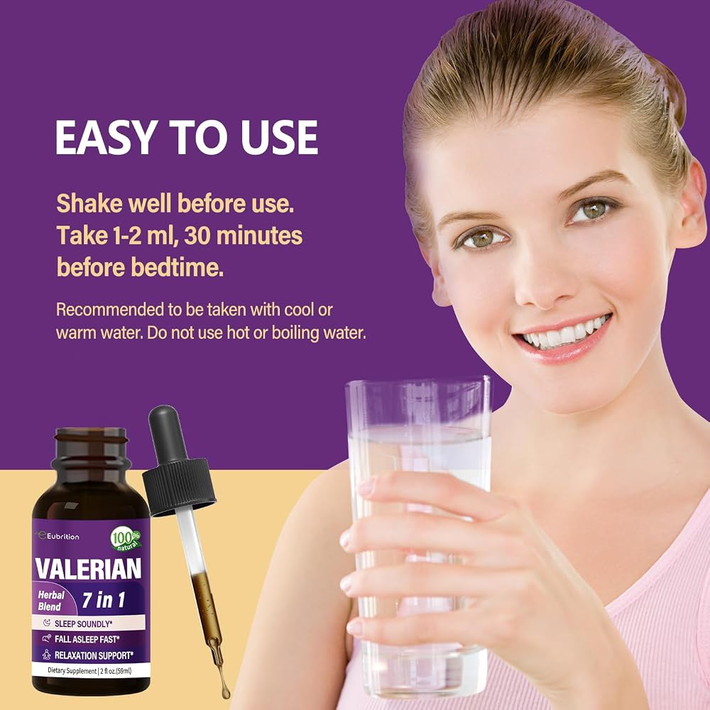 Eubrition Valerian Root Sleep Support Drops