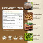 DRFOSTER Lions Mane MYCO3+ Mushroom Supplement - 120 Capsules - image 7