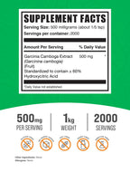 BulkSupplements.com Garcinia Cambogia Extract Powder with 60%
