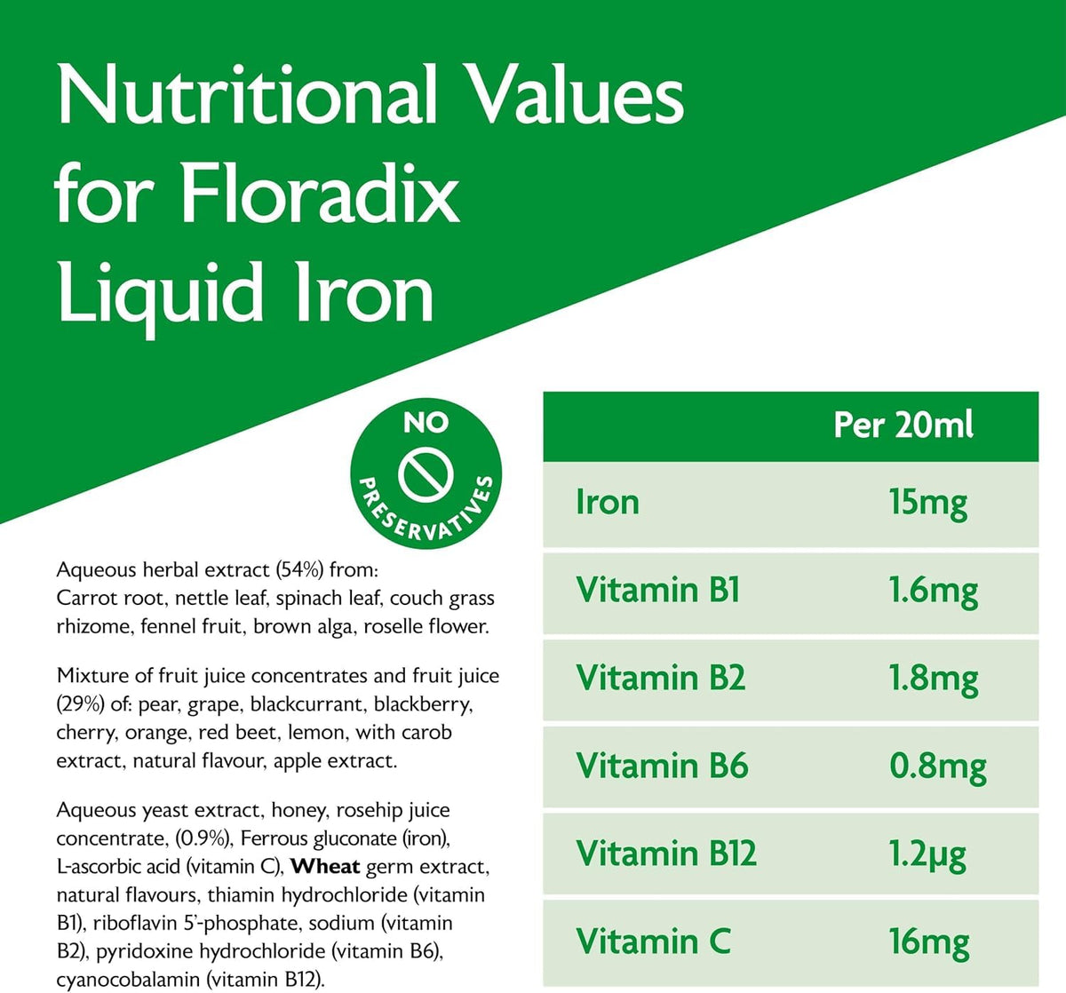 Salus Floradix Liquid Iron Formula - 500 mL - image 7