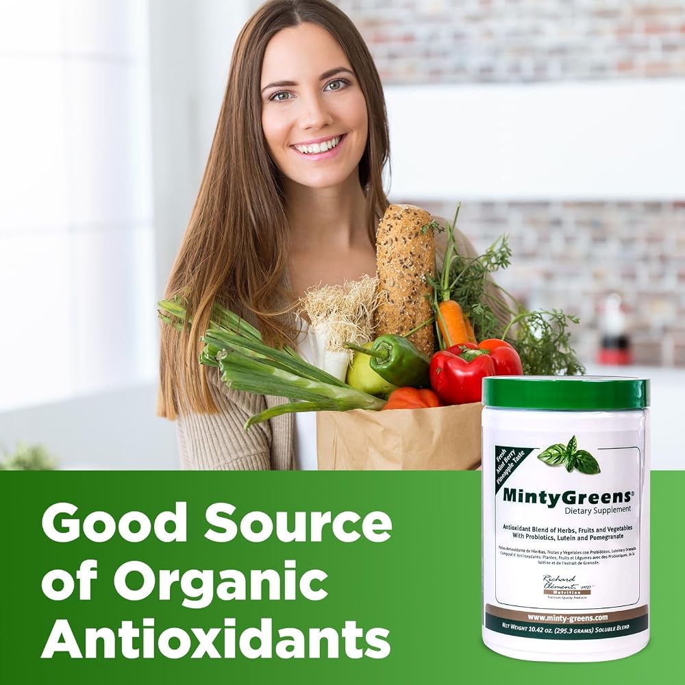 Richard Clement MD Nutrition Minty Greens Superfood Powder - 295g - image 2