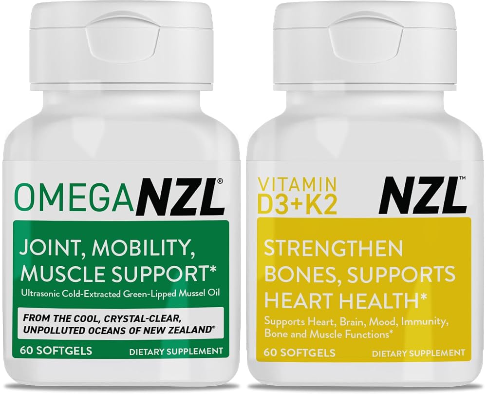 OMEGANZL Green-Lipped Mussel Oil Omega-3 Joint Support - 60 Softgels