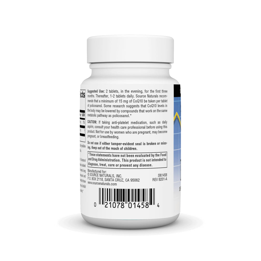 Source Naturals Policosanol 10 mg - 120 Tablets - image 3