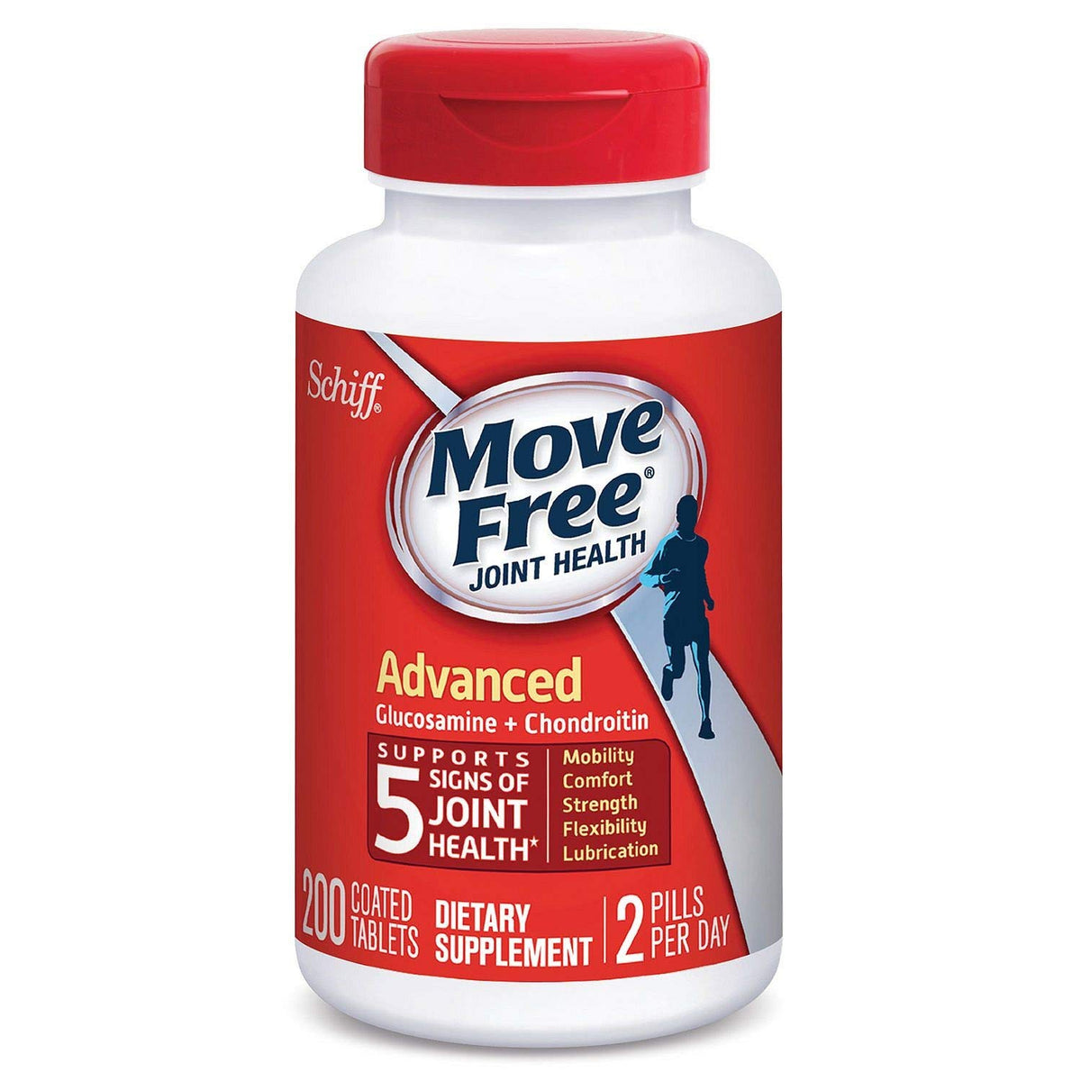Schiff Move Free Advanced Joint Health Supplement - 200 Tablets
