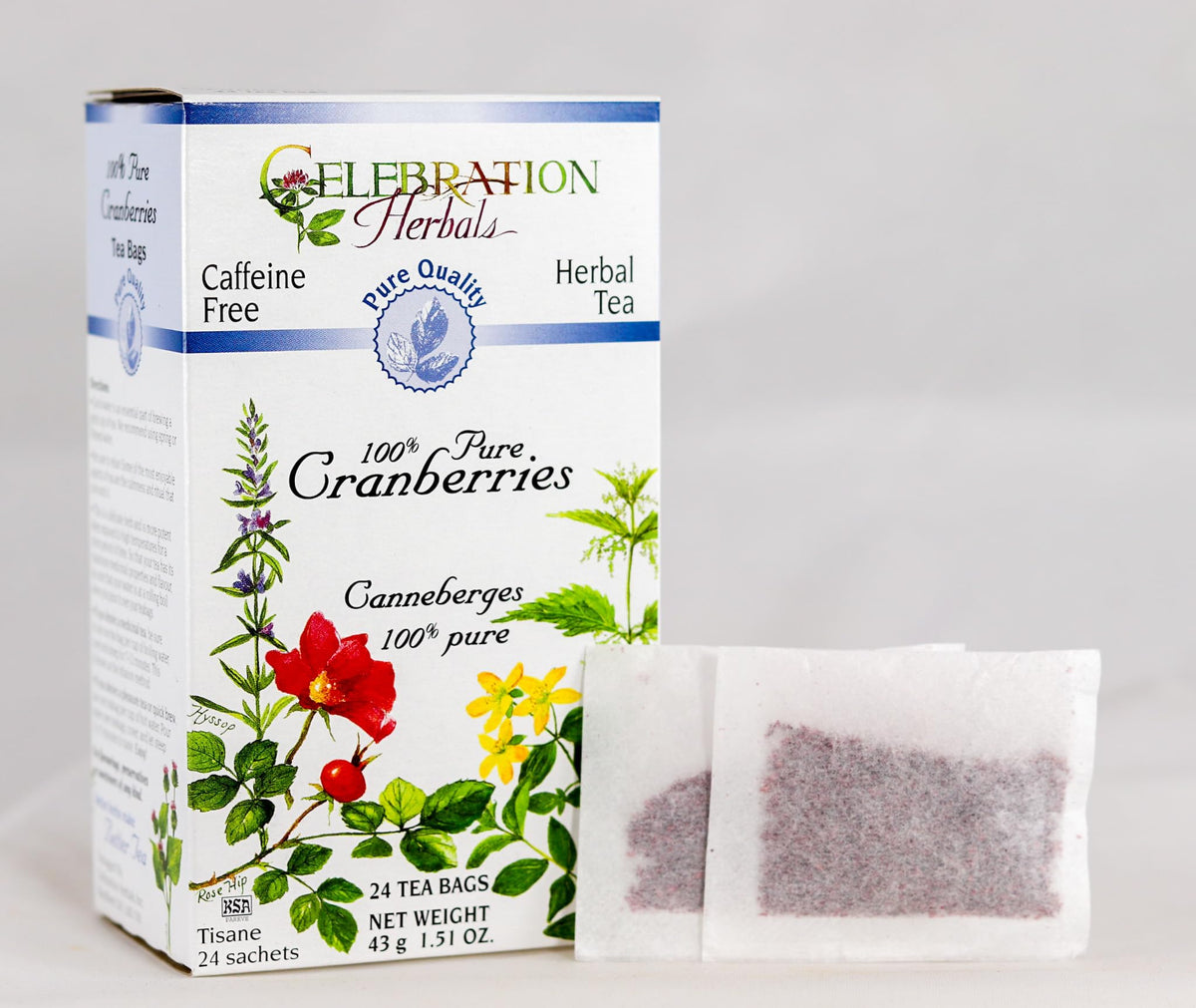 Celebration Herbals Cranberry Tea - 24 Teabags - image 2