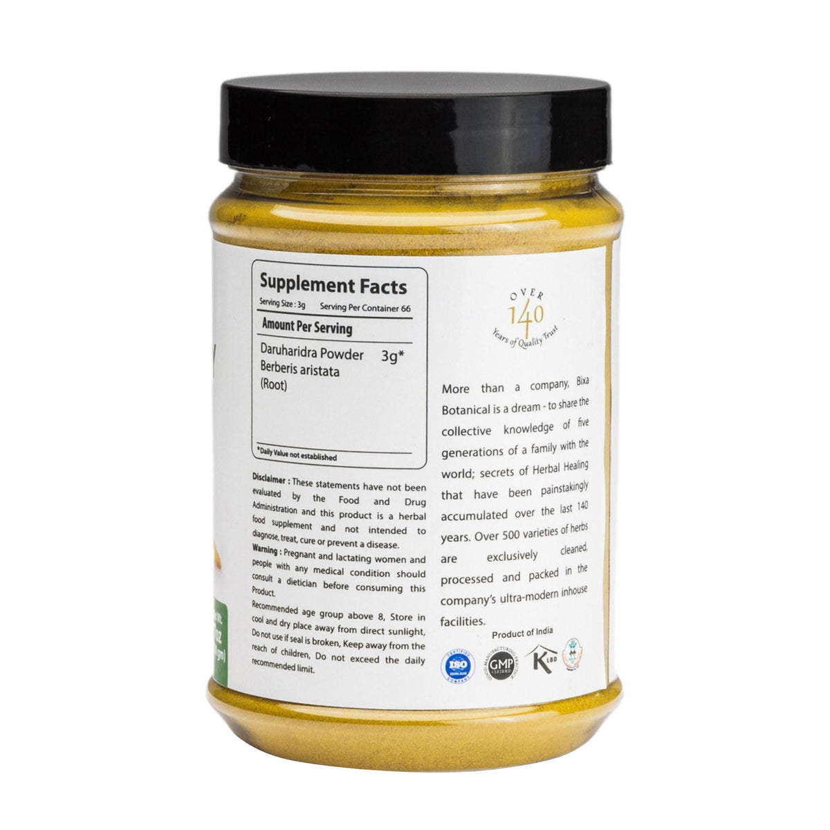 bixa BOTANICAL Berberry Root Powder - 7 Oz - image 6