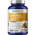 NusaPure Longjack Tongkat Ali 1300mg - 150 Vegetarian Capsules