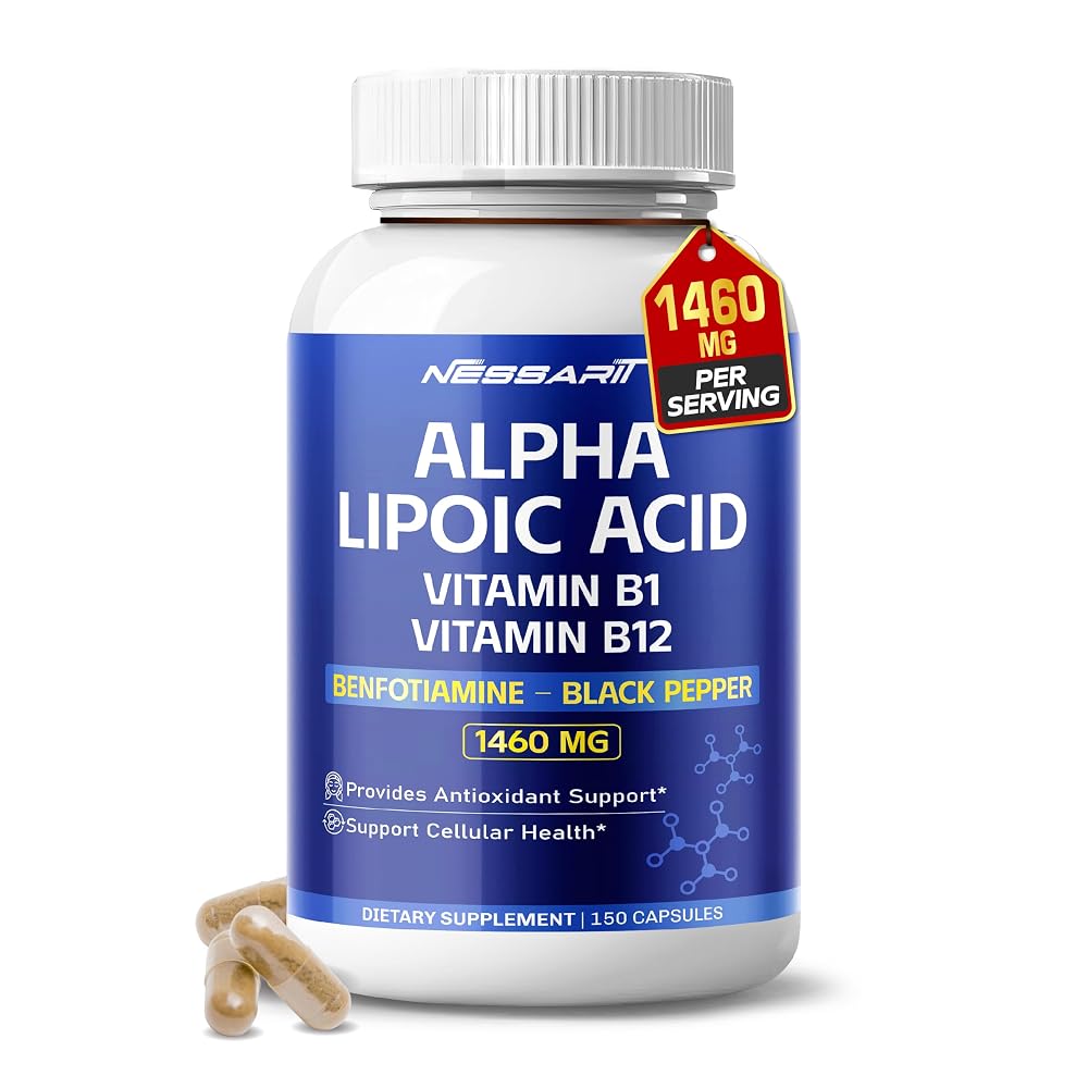 Nessarit Alpha Lipoic Acid Complex with Ubiquinol - 150 Capsules