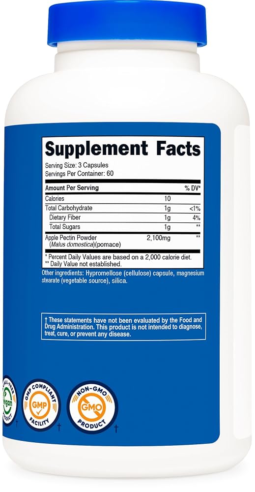 Nutricost Apple Pectin Capsules