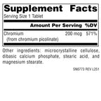 Source Naturals Chromium Picolinate 200 mcg - 60 Tablets - image 2