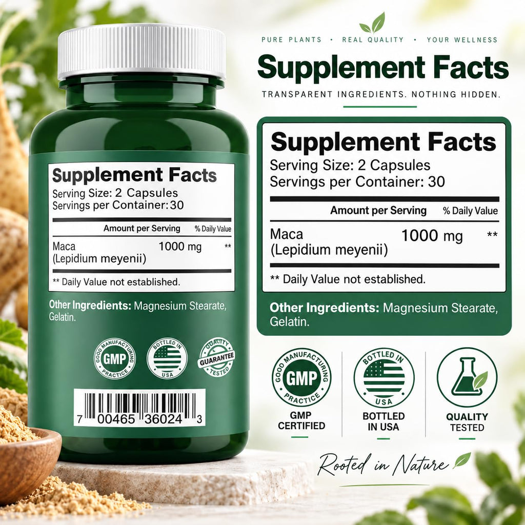 All Nue Maca XL - 60 Capsules - image 5