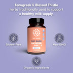 OAT MAMA Organic Lactation Supplement Blessed Thistle & Fenugreek - 60 Capsules - image 2