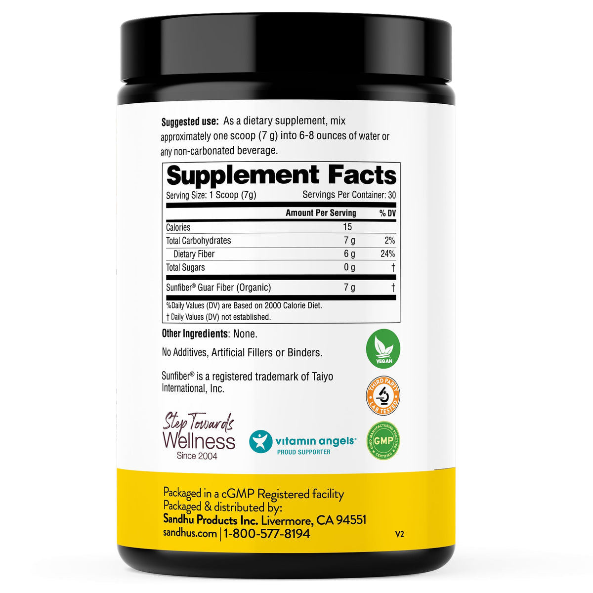 Sandhu's Prebiotic Fiber Supplement Powder - 30 Servings - image 3