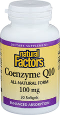 Natural Factors Coenzyme Q10 - Antioxidant Support Supplement