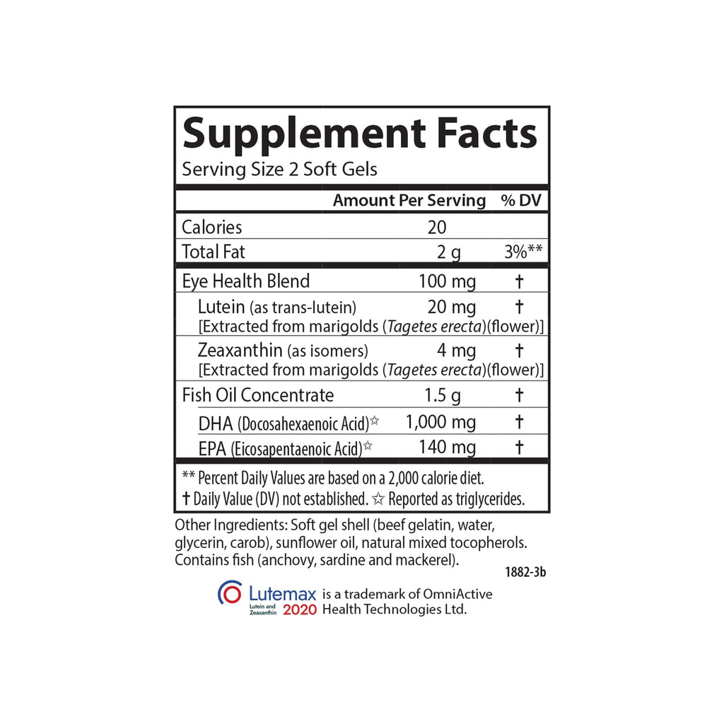 Carlson Super DHA Plus Lutein 1000 mg - 120 Softgels - image 4