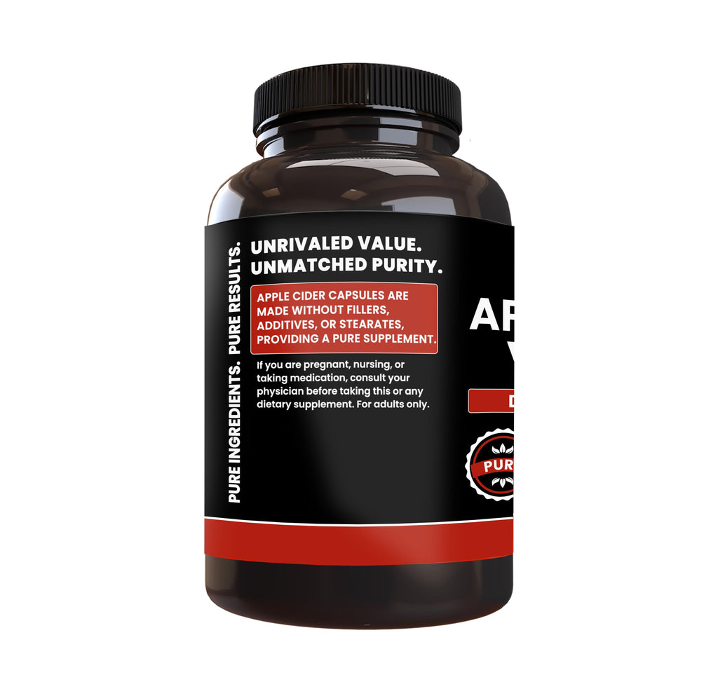 PURE ORIGINAL INGREDIENTS Apple Cider Vinegar Powder - 365 Capsules - image 3