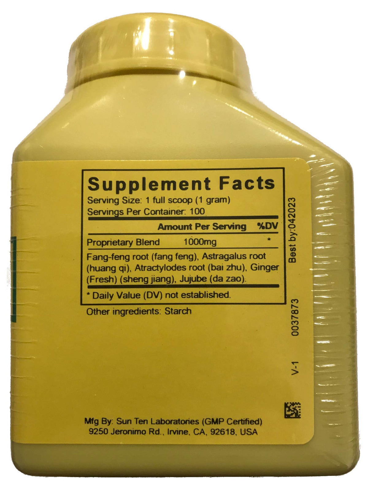 Sun Ten Yu Ping Feng San Immune Support Herbal Powder - 100g - image 3