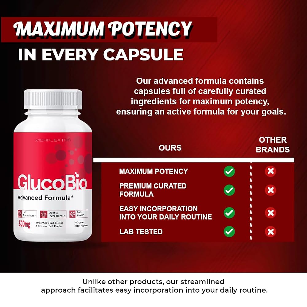 VIDAPLEXTRA Gluco Bio Capsules - 60 Capsules - image 2