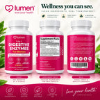 Lumen Naturals Digestive Enzymes for Women - 60 Capsules - image 8